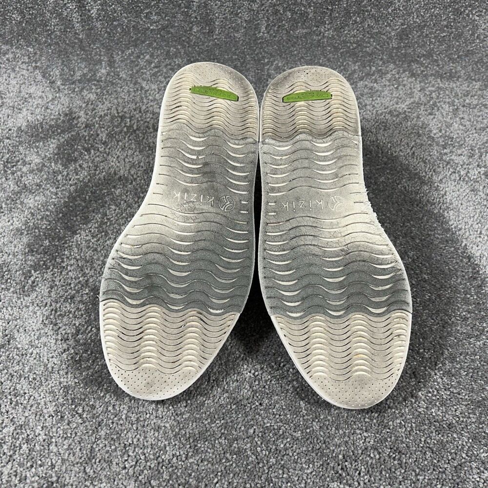 Kizik Vegas Women's Sz 8.5 Men's Sz 7 White Leather Hands Free Athletic Shoes - Picture 8 of 11